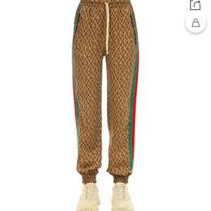 NEW Gucci Brown GG Jacques Track Pants Sweat Pants